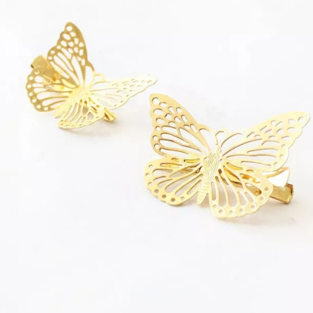 ☆Krista☆ Butteryfly Hair Clips - Picture 2 of 3